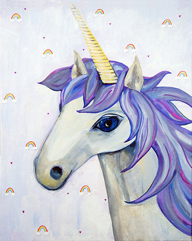 Unicorn Print Unicorn Nursery Wall Art Stock Illustration 1495167704